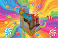 Funny candy candy fountain (12 pieces)