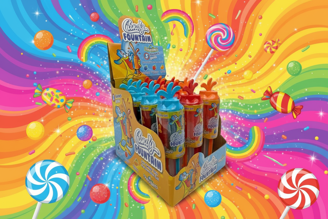 Funny candy candy fountain (12 pieces)
