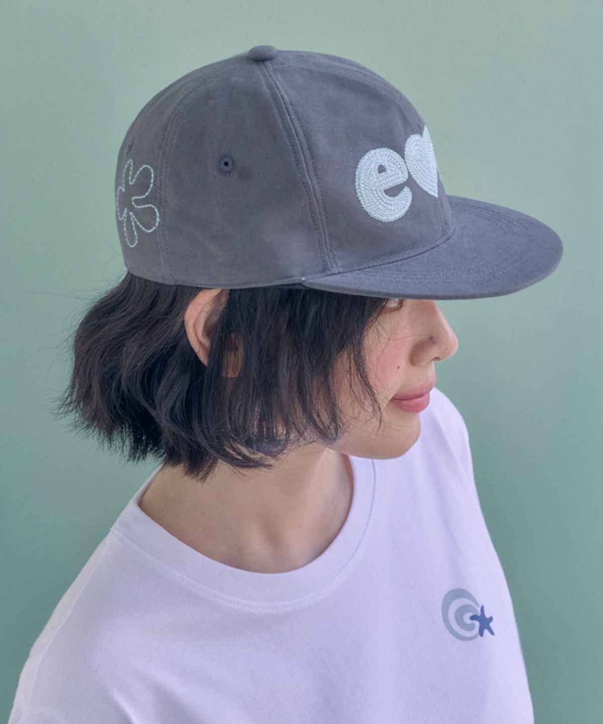 Stitch Logo Cap Embroidered Camp Ball Cap AH701